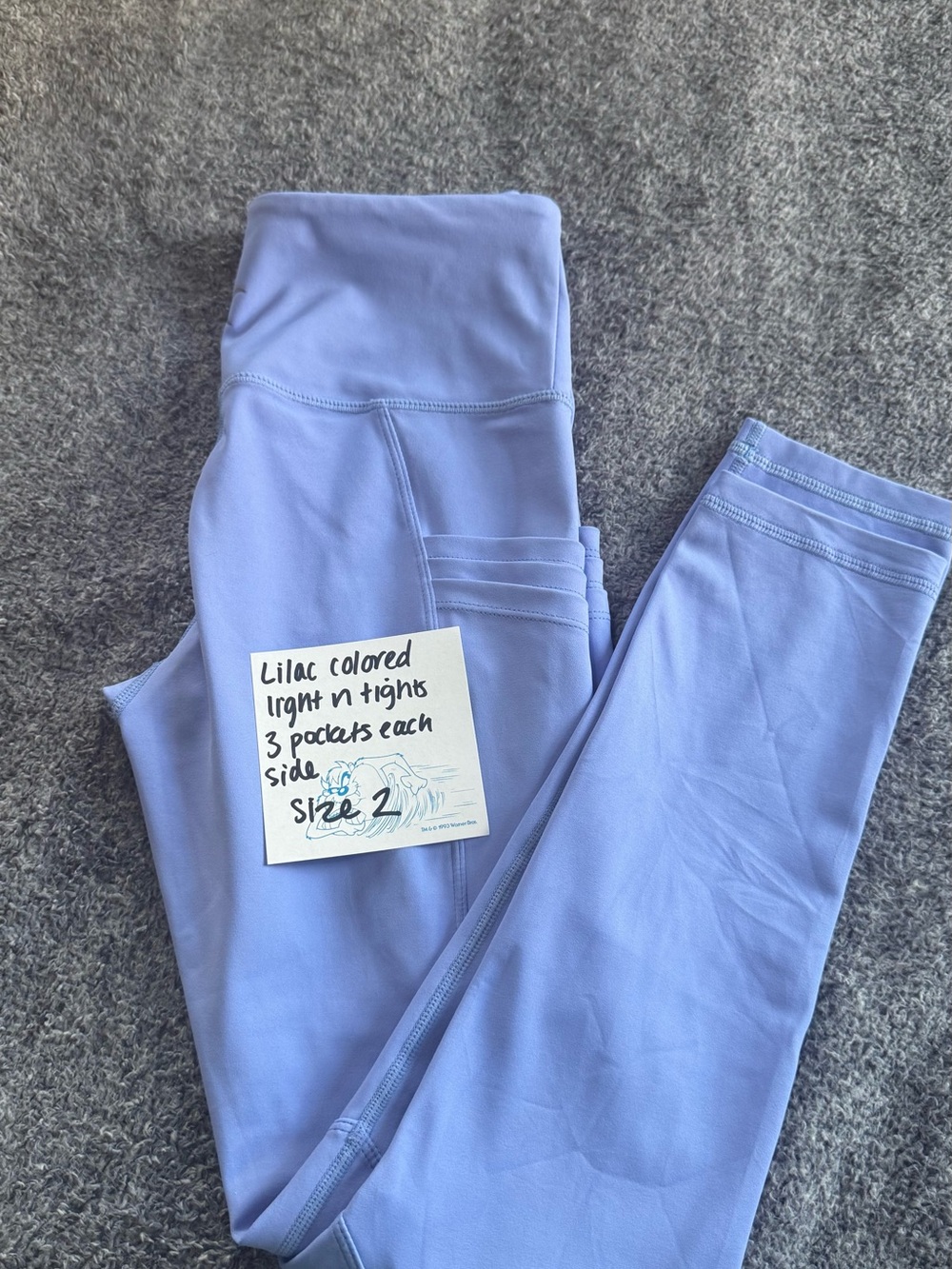 Zyia active lilac light n tight leggings with pockets